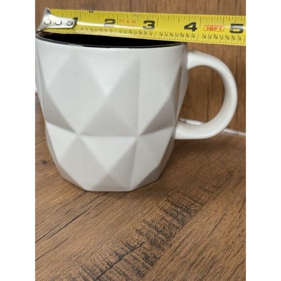 Teavana 2016 White Faceted Tea / Coffee Mug 12 fl oz - Picture 3 of 4